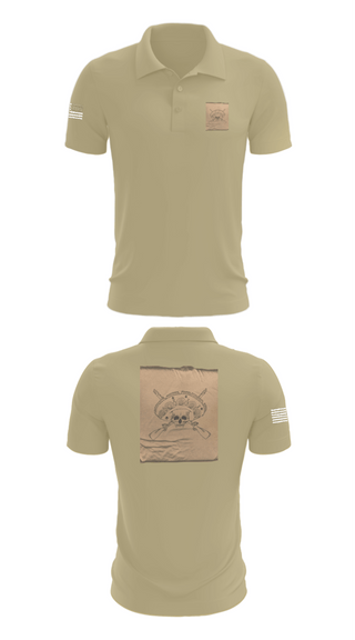 Short Sleeve Performance Polo, Los Pistoleros, Army, Teamtime, Team time, sublimation, custom sports apparel, team uniforms, spirit wear, spiritwear, sports uniforms, custom shirts, team store, custom team store, fundraiser sports, apparel fundraiser