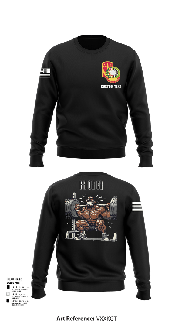 Crew Neck Sweatshirt, 4-3 ADA, Army, Teamtime, Team time, sublimation, custom sports apparel, team uniforms, spirit wear, spiritwear, sports uniforms, custom shirts, team store, custom team store, fundraiser sports, apparel fundraiser