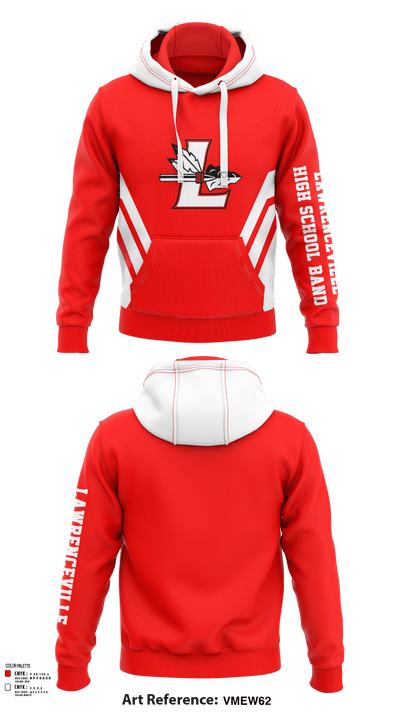 Lawrenceville High School Band 76956972 Hoodie - 124