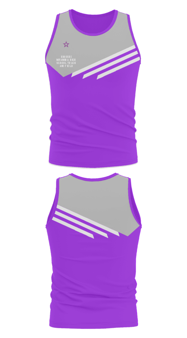 Tank Top, Hiroshi Miyamura High School Track and Field, Track & Field, Teamtime, Team time, sublimation, custom sports apparel, team uniforms, spirit wear, spiritwear, sports uniforms, custom shirts, team store, custom team store, fundraiser sports, apparel fundraiser