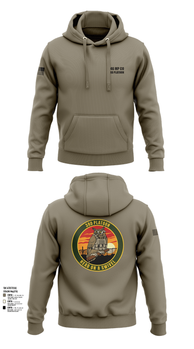 346 MP CO 3rd Platoon 43320857 Hoodie - 124