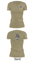16TH ordnance Bravo Company 57552298 Women's Short Sleeve V-neck Shirt - 88