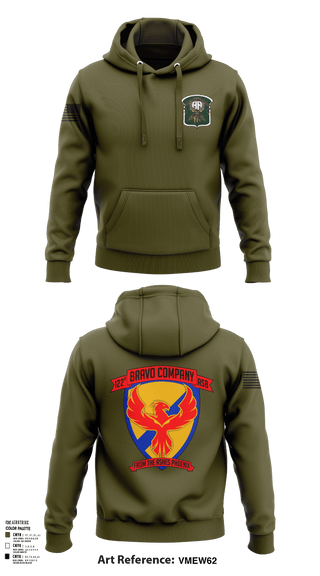 Hoodie, B-Co 122 ASB, Army, Teamtime, Team time, sublimation, custom sports apparel, team uniforms, spirit wear, spiritwear, sports uniforms, custom shirts, team store, custom team store, fundraiser sports, apparel fundraiser