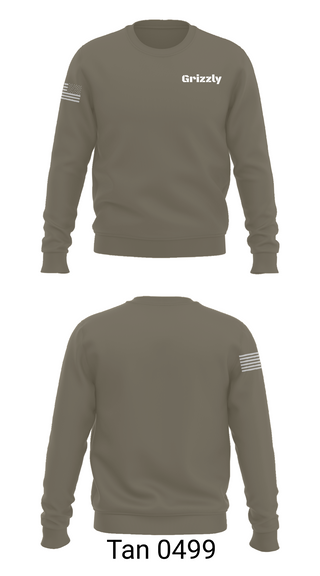 Crew Neck Sweatshirt, Grizzly, , Teamtime, Team time, sublimation, custom sports apparel, team uniforms, spirit wear, spiritwear, sports uniforms, custom shirts, team store, custom team store, fundraiser sports, apparel fundraiser