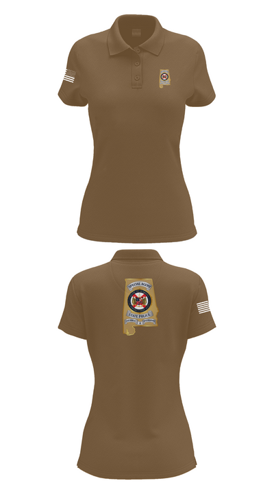 Major Crimes 85282762 Women's Short Sleeve Performance Polo  - 14