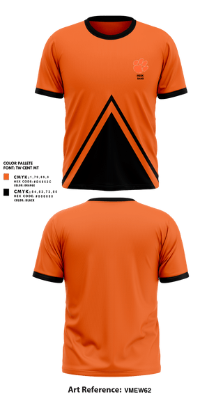 Short Sleeve Performance Shirt, Meek High School Band, Spirit Store, Teamtime, Team time, sublimation, custom sports apparel, team uniforms, spirit wear, spiritwear, sports uniforms, custom shirts, team store, custom team store, fundraiser sports, apparel fundraiser