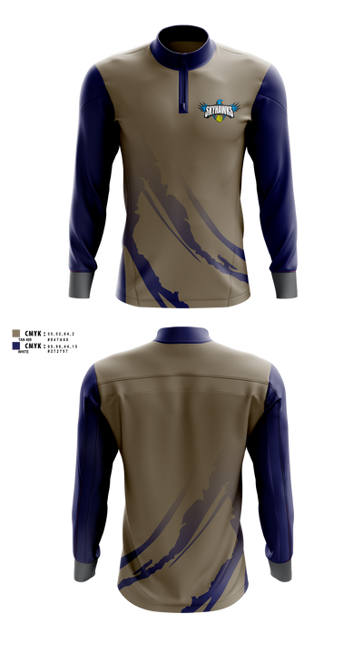 Simcoe Tennis Skyhawks Quarter Zip Jacket - 10