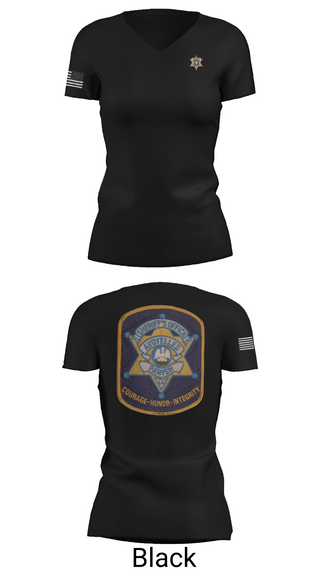 Womens Short Sleeve Vneck Shirt, Criminal Investigation, , Teamtime, Team time, sublimation, custom sports apparel, team uniforms, spirit wear, spiritwear, sports uniforms, custom shirts, team store, custom team store, fundraiser sports, apparel fundraiser