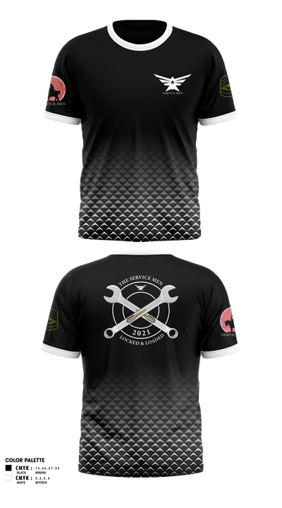 The ServicemenThe Servicemen 82942117 Short Sleeve Performance Shirt - 2