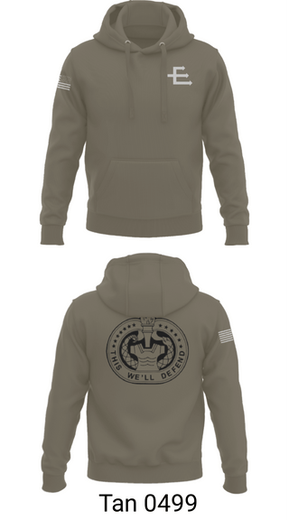 Hoodie, E/701, Army, Teamtime, Team time, sublimation, custom sports apparel, team uniforms, spirit wear, spiritwear, sports uniforms, custom shirts, team store, custom team store, fundraiser sports, apparel fundraiser