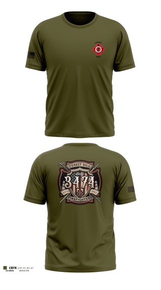 Old School Cotton Feel Shirt, Local 3474IAFF Local 3474, Fire Department, Teamtime, Team time, sublimation, custom sports apparel, team uniforms, spirit wear, spiritwear, sports uniforms, custom shirts, team store, custom team store, fundraiser sports, apparel fundraiser