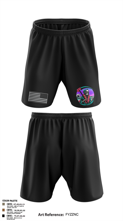 REAPERS, FT SHAFTER 63519061 Athletic Shorts With Pockets - 6