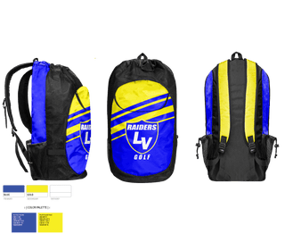 Gear Bag, Logan View High School Golf, Golf, Teamtime, Team time, sublimation, custom sports apparel, team uniforms, spirit wear, spiritwear, sports uniforms, custom shirts, team store, custom team store, fundraiser sports, apparel fundraiser