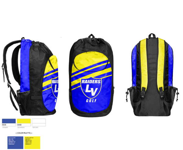 Gear Bag, Logan View High School Golf, Golf, Teamtime, Team time, sublimation, custom sports apparel, team uniforms, spirit wear, spiritwear, sports uniforms, custom shirts, team store, custom team store, fundraiser sports, apparel fundraiser