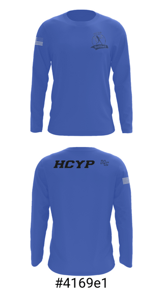 Long Sleeve Performance Shirt, HCYP Recreational, Softball, Teamtime, Team time, sublimation, custom sports apparel, team uniforms, spirit wear, spiritwear, sports uniforms, custom shirts, team store, custom team store, fundraiser sports, apparel fundraiser