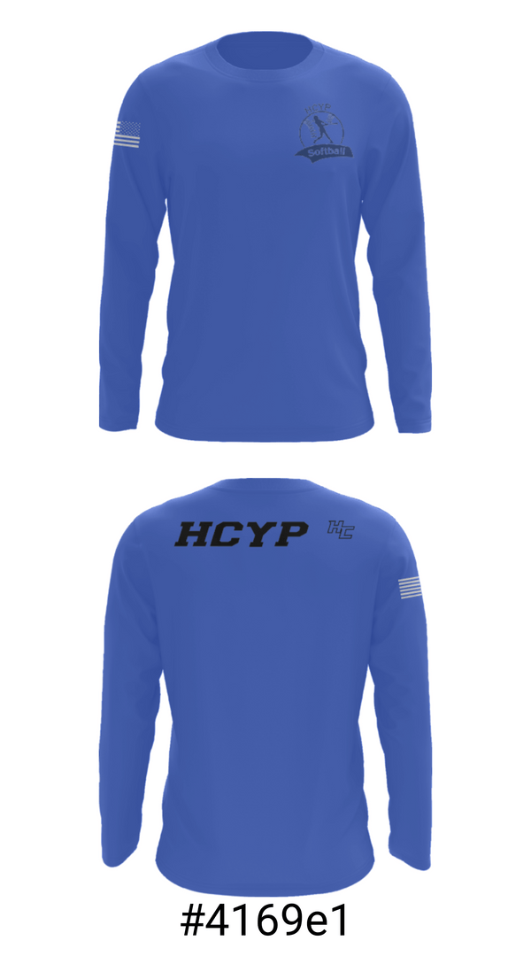 Long Sleeve Performance Shirt, HCYP Recreational, Softball, Teamtime, Team time, sublimation, custom sports apparel, team uniforms, spirit wear, spiritwear, sports uniforms, custom shirts, team store, custom team store, fundraiser sports, apparel fundraiser