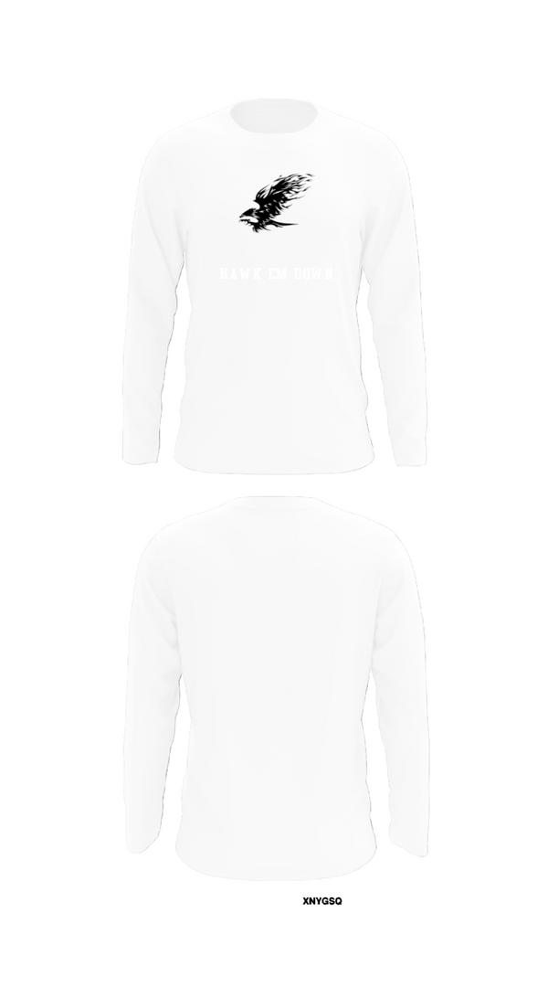 Long Sleeve Performance Shirt, Hawk’em Down, Men's Basketball, Teamtime, Team time, sublimation, custom sports apparel, team uniforms, spirit wear, spiritwear, sports uniforms, custom shirts, team store, custom team store, fundraiser sports, apparel fundraiser
