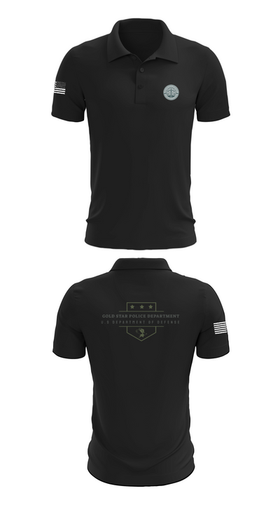 GOLD STAR POLICE DEPARTMENT 55137313 Short Sleeve Performance Polo - 26