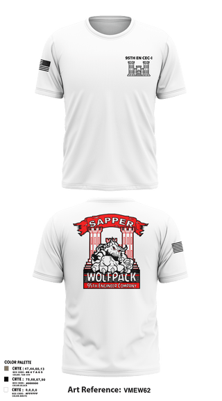 Short Sleeve Performance Shirt, 95TH EN, Army, Teamtime, Team time, sublimation, custom sports apparel, team uniforms, spirit wear, spiritwear, sports uniforms, custom shirts, team store, custom team store, fundraiser sports, apparel fundraiser
