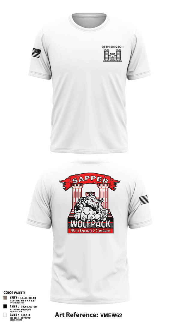 Short Sleeve Performance Shirt, 95TH EN, Army, Teamtime, Team time, sublimation, custom sports apparel, team uniforms, spirit wear, spiritwear, sports uniforms, custom shirts, team store, custom team store, fundraiser sports, apparel fundraiser