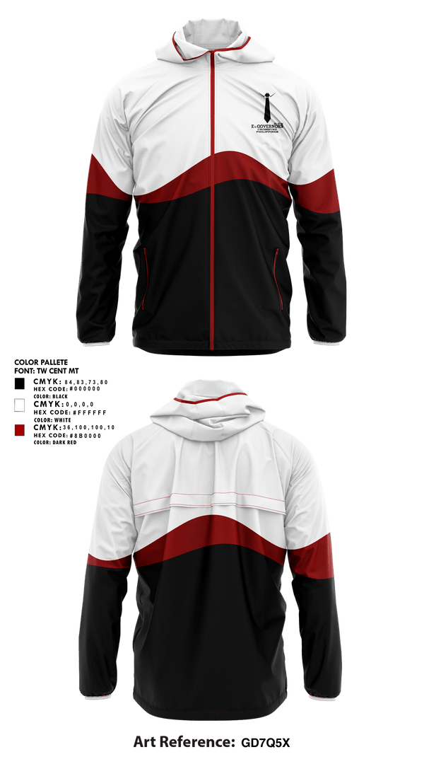 Windbreaker, ExGOVERNORS, , Teamtime, Team time, sublimation, custom sports apparel, team uniforms, spirit wear, spiritwear, sports uniforms, custom shirts, team store, custom team store, fundraiser sports, apparel fundraiser