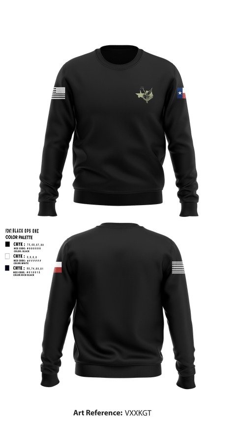 Crew Neck Sweatshirt, Texas Rangers Special Operations Group, , Teamtime, Team time, sublimation, custom sports apparel, team uniforms, spirit wear, spiritwear, sports uniforms, custom shirts, team store, custom team store, fundraiser sports, apparel fundraiser