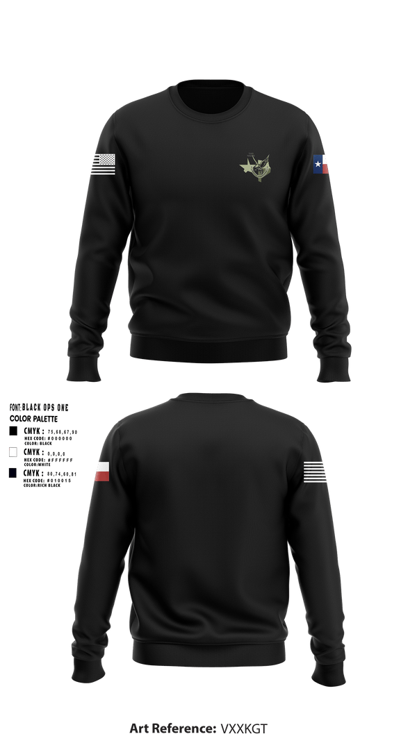 Crew Neck Sweatshirt, Texas Rangers Special Operations Group, , Teamtime, Team time, sublimation, custom sports apparel, team uniforms, spirit wear, spiritwear, sports uniforms, custom shirts, team store, custom team store, fundraiser sports, apparel fundraiser