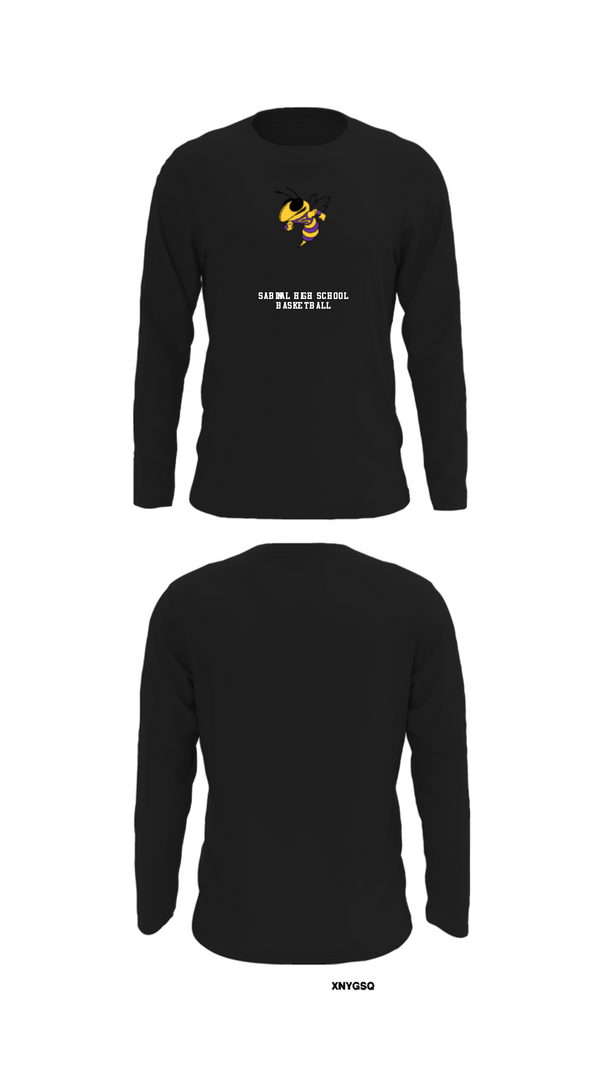Long Sleeve Performance Shirt, Sabinal High School Basketball, Men's Basketball, Teamtime, Team time, sublimation, custom sports apparel, team uniforms, spirit wear, spiritwear, sports uniforms, custom shirts, team store, custom team store, fundraiser sports, apparel fundraiser