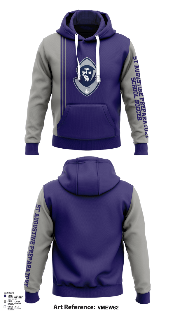 Hoodie, St Augustine Preparatory School Soccer, Men's Soccer, Teamtime, Team time, sublimation, custom sports apparel, team uniforms, spirit wear, spiritwear, sports uniforms, custom shirts, team store, custom team store, fundraiser sports, apparel fundraiser