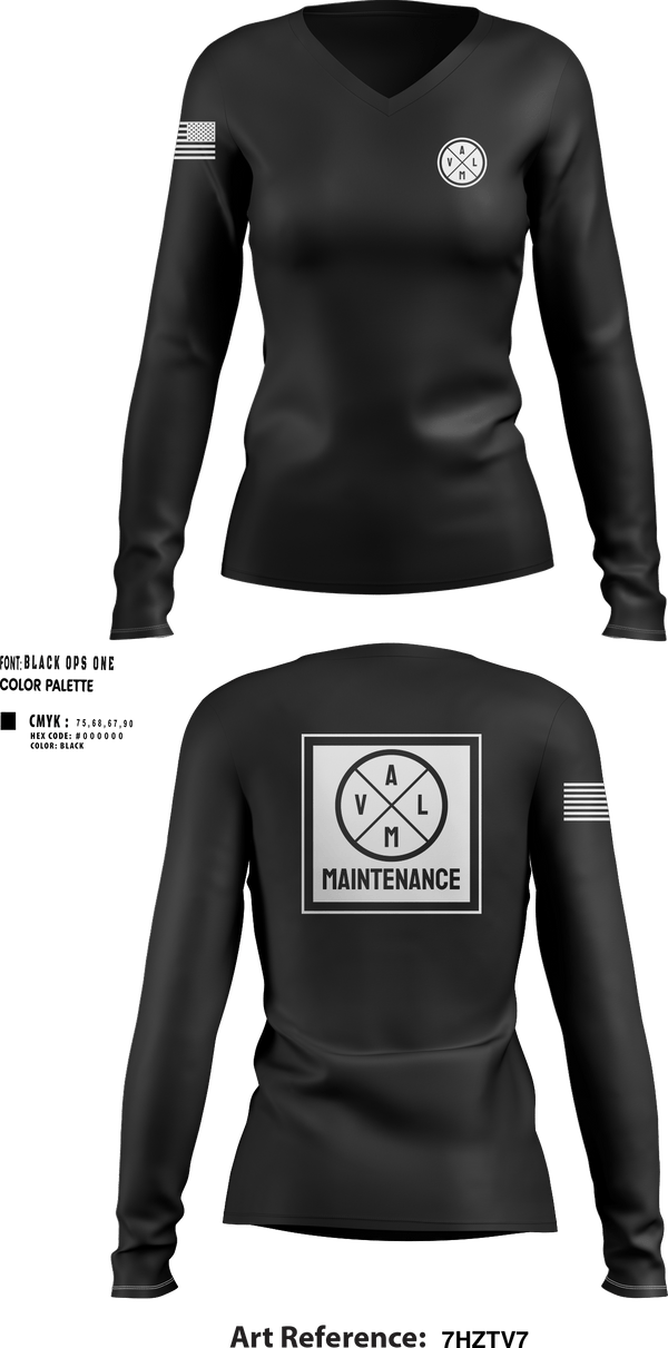 Womens Long Sleeve Vneck Shirt, AVLM, , Teamtime, Team time, sublimation, custom sports apparel, team uniforms, spirit wear, spiritwear, sports uniforms, custom shirts, team store, custom team store, fundraiser sports, apparel fundraiser