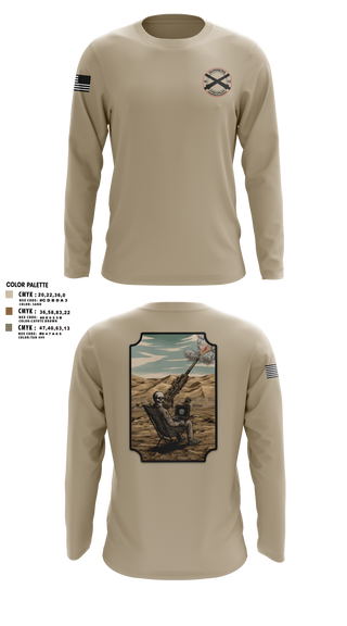 Long Sleeve Performance Shirt, C-BTRY FDC, Army, Teamtime, Team time, sublimation, custom sports apparel, team uniforms, spirit wear, spiritwear, sports uniforms, custom shirts, team store, custom team store, fundraiser sports, apparel fundraiser