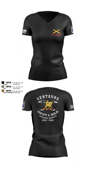 Womens Short Sleeve Vneck Shirt, 3-6 FA, Army, Teamtime, Team time, sublimation, custom sports apparel, team uniforms, spirit wear, spiritwear, sports uniforms, custom shirts, team store, custom team store, fundraiser sports, apparel fundraiser