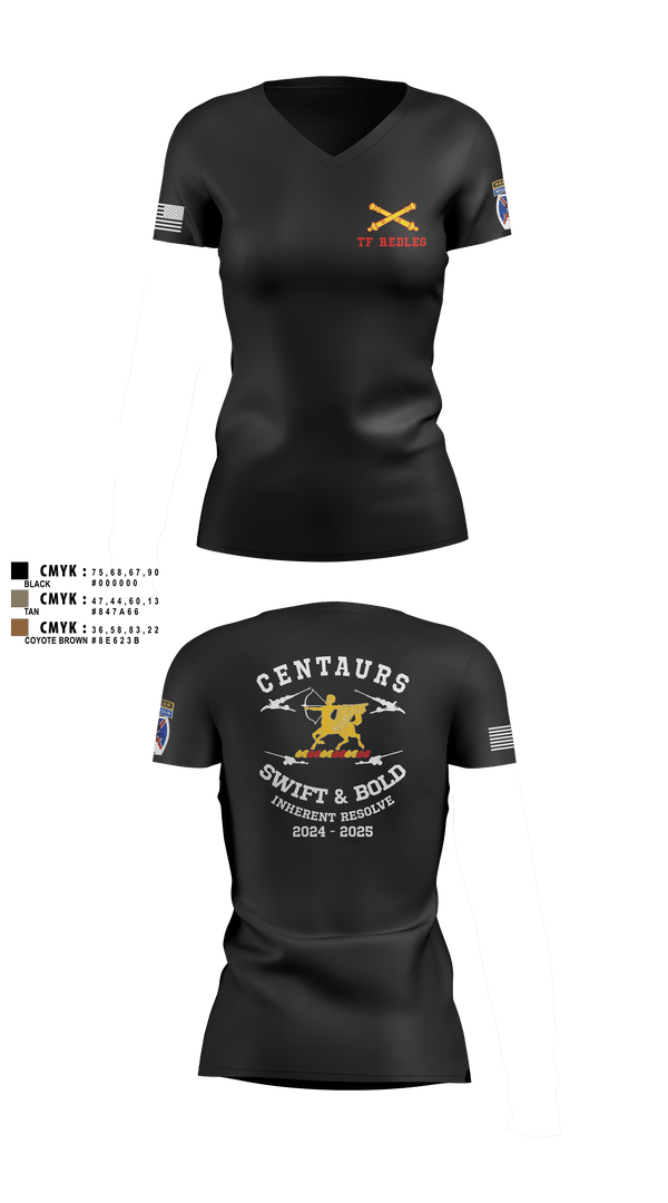 Womens Short Sleeve Vneck Shirt, 3-6 FA, Army, Teamtime, Team time, sublimation, custom sports apparel, team uniforms, spirit wear, spiritwear, sports uniforms, custom shirts, team store, custom team store, fundraiser sports, apparel fundraiser