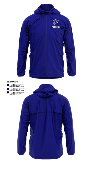 Windbreaker, Falcons, Men's Basketball, Teamtime, Team time, sublimation, custom sports apparel, team uniforms, spirit wear, spiritwear, sports uniforms, custom shirts, team store, custom team store, fundraiser sports, apparel fundraiser