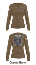 Baker 3-509th 3rd Plt 1st squad 60073036 Women's Long Sleeve V-neck Shirt - 17