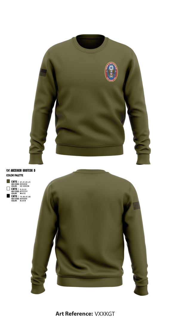 Crew Neck Sweatshirt, 95th WMD CST, National Guard, Teamtime, Team time, sublimation, custom sports apparel, team uniforms, spirit wear, spiritwear, sports uniforms, custom shirts, team store, custom team store, fundraiser sports, apparel fundraiser