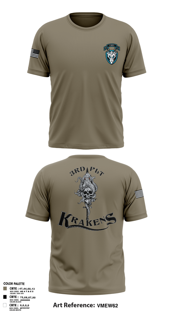 Old School Cotton Feel Shirt, 3RD PLT95TH CBRN3rd plt, Army, Teamtime, Team time, sublimation, custom sports apparel, team uniforms, spirit wear, spiritwear, sports uniforms, custom shirts, team store, custom team store, fundraiser sports, apparel fundraiser
