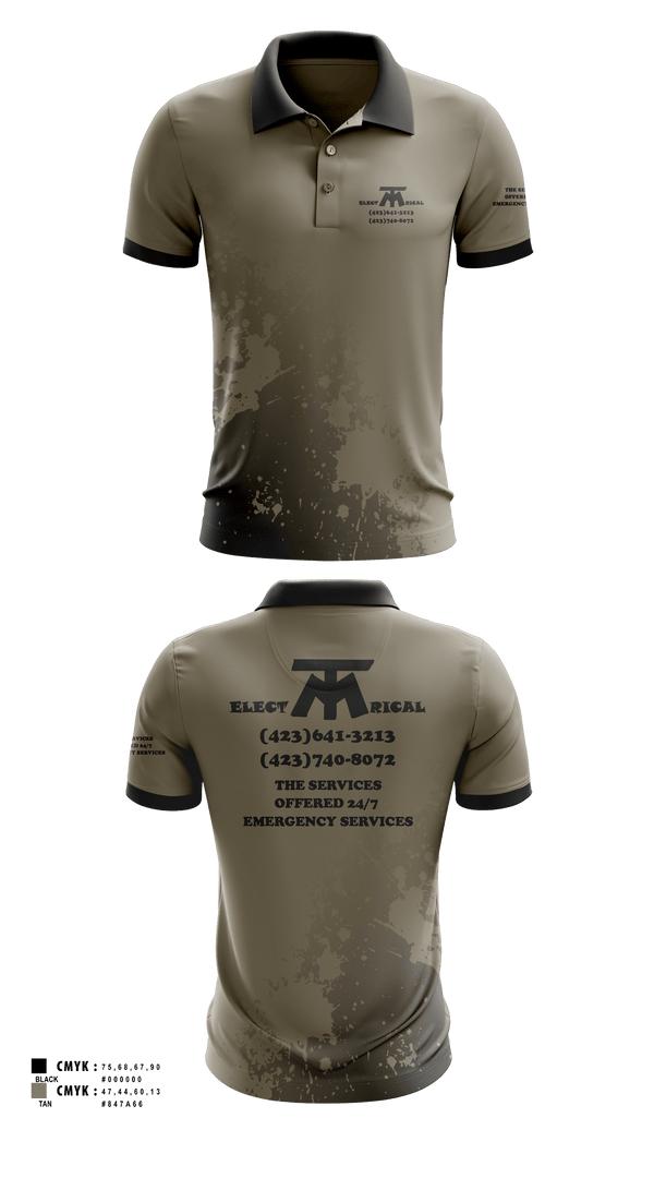Short Sleeve Performance Polo, MT ELECTRICAL SERVICES, , Teamtime, Team time, sublimation, custom sports apparel, team uniforms, spirit wear, spiritwear, sports uniforms, custom shirts, team store, custom team store, fundraiser sports, apparel fundraiser