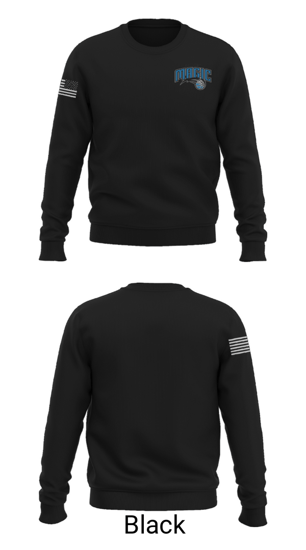 Crew Neck Sweatshirt, Magic, Men's Basketball, Teamtime, Team time, sublimation, custom sports apparel, team uniforms, spirit wear, spiritwear, sports uniforms, custom shirts, team store, custom team store, fundraiser sports, apparel fundraiser