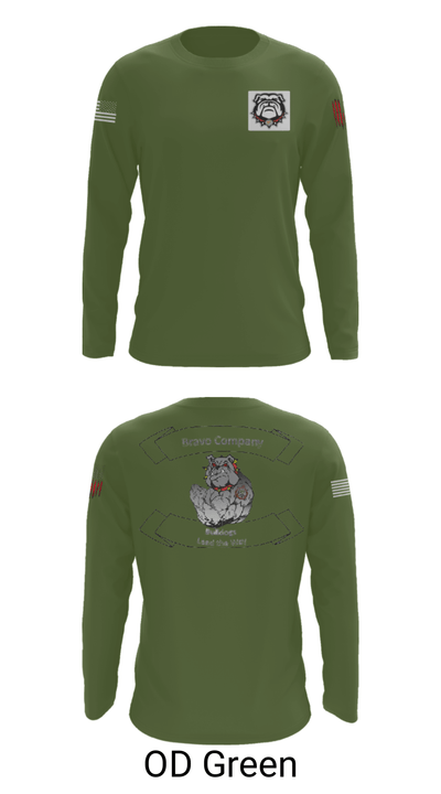 16TH ordnance Bravo Company 57552298 Long Sleeve Performance Shirt - 46