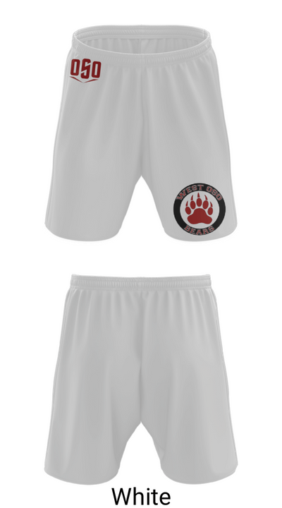 West Oso High School Cheer 34126065 Athletic Shorts With Pockets - 1