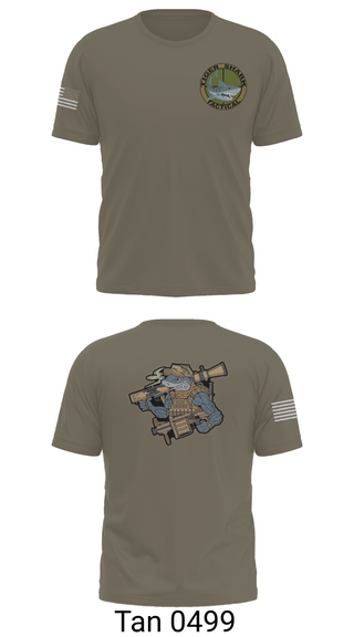 Short Sleeve Performance Shirt, Wilmington Tiger Shark, Army, Teamtime, Team time, sublimation, custom sports apparel, team uniforms, spirit wear, spiritwear, sports uniforms, custom shirts, team store, custom team store, fundraiser sports, apparel fundraiser