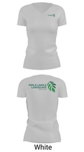 Moils Lawn and landscape 2540388 Women's Short Sleeve V-neck Shirt - 19