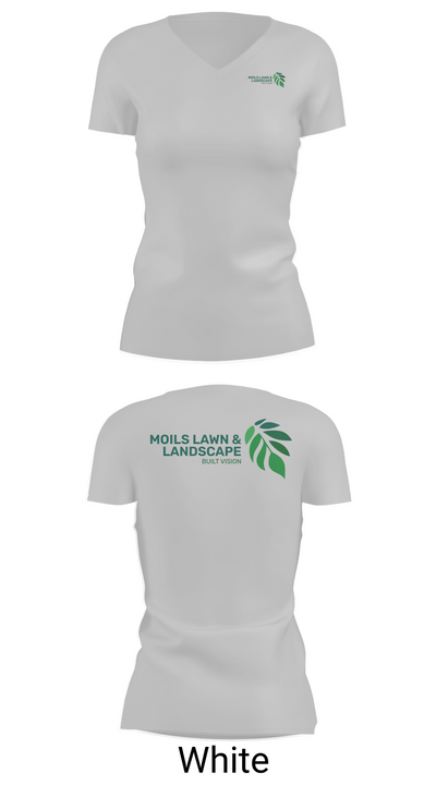 Moils Lawn and landscape 2540388 Women's Short Sleeve V-neck Shirt - 19