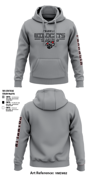 Hoodie, Franklin Senior High School Volleyball, Women's Volleyball, Teamtime, Team time, sublimation, custom sports apparel, team uniforms, spirit wear, spiritwear, sports uniforms, custom shirts, team store, custom team store, fundraiser sports, apparel fundraiser