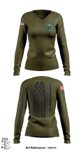 Warrant & Extradition 9270531 Women's Long Sleeve V-neck Shirt - 1