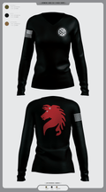 819 RHS 13886596 Women's Long Sleeve V-neck Shirt - 2