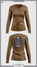 ACO 1-185INF 95033449 Women's Long Sleeve V-neck Shirt - 1