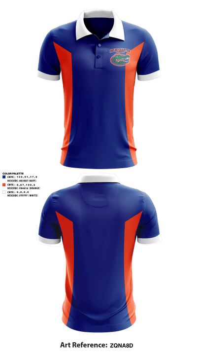 Delhi Charter School Cheer 49722622 Short Sleeve Performance Polo - 2
