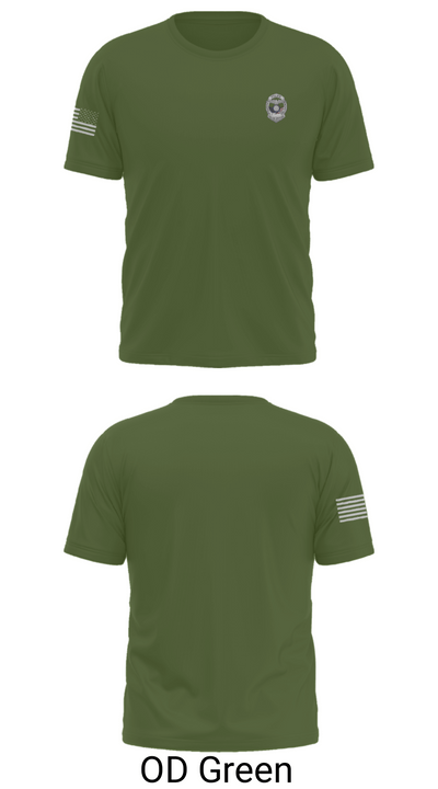 Haskell Police Department 21588241 Old School Cotton Feel Shirt - 48